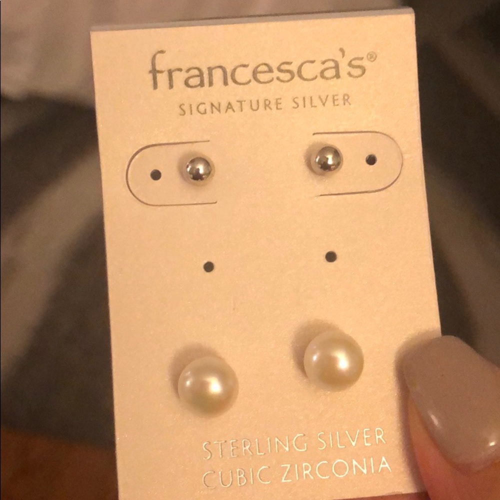 Two set stud earrings from Francesca’s